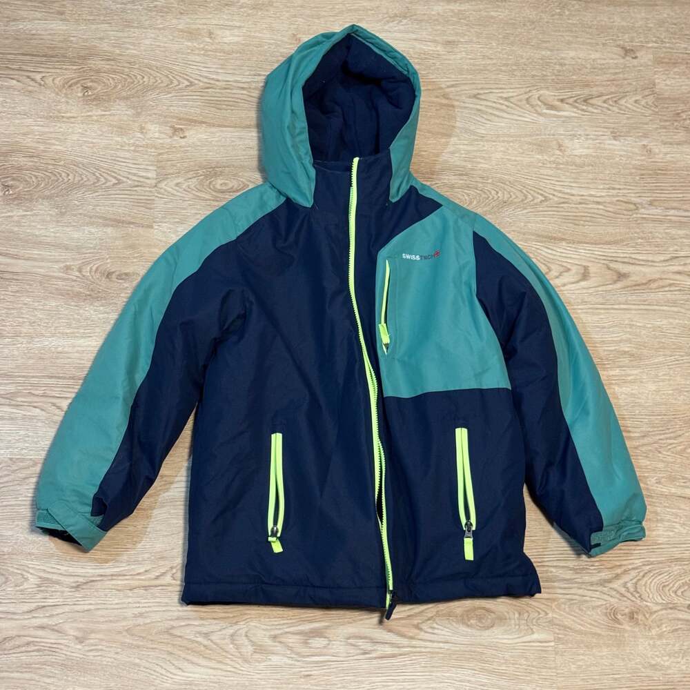 Swiss Tech Performance Hooded 3-in-1 Extreme Winter Jacket NAVY Morpho Size L